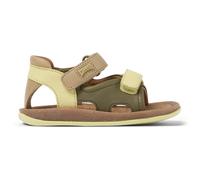 CAMPER Twins - Sandals for First walkers - Green,Yellow,Beige, size 4.5, Smooth leather K800362-015