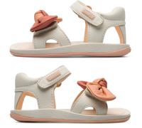 CAMPER Twins - Sandals for First walkers - White, size 5.5, Smooth leather K800440-002