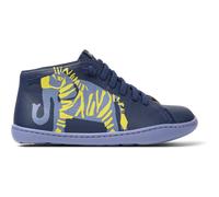CAMPER Twins - Smart casual shoes for Boys - Blue, size 8.5, Smooth leather 90019-123