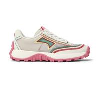 CAMPER Twins - Sneakers for Girls - Beige,White, size 3.5, Cotton fabric/Smooth leather K800685-001