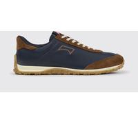 CAMPER Two-Tone Drift Walk Leather and Suede Sneakers with Vibram Sole - Size: 43 - male