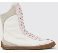 CAMPER Two-Tone Peu Path+ Ankle Boots in Leather and Recycled PET with Side Zip - Size: 38 - female
