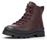 Camper Unisex's Brutus K900179 Lace Up Bootie, Burgundy 031, 2