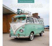 Camper Van - 2026 Square Wall Calendar - by Red Robin Publishing