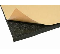 Camper Van Closed Cell Foam Insulation, Black, Waterproof Adhesive Backed, 5m x 1m x 6mm, High Acoustic & Thermal Properties, for Vehicle Doors, Floors, Roofs