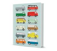 Camper Van Hardback Notebook for Him, A5 120 Lined Pages