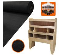 Camper Van Lining Black 4 Way Stretch & VW Transporter Van Racking Tool Storage