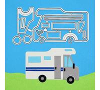 Camper Van Motorhome Metal Cutting Die Kit, Stencil Die Cutter, Card Making, Scrapbooking, Paper Crafts F9