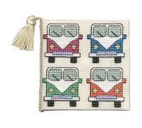 CAMPER VAN NEEDLE CASE CROSS STITCH KIT BY TEXTILE HERITAGE