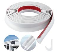 Camper Van Silica Gel J Shape Edge Protection Profile Self Adhesive Gutter for Gazebo Black 5m Length Vehicle Edge Protection Profile