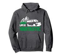 Camper Van Travel Life Is Vantastic - Traveler Vanlife Pullover Hoodie