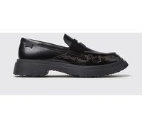 CAMPER Walden Loafers in Smooth Calfskin with Graphic Print and Chunky Sole - Size: 37 - female