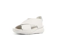 Camper Women's Balloon K200066 Wedge Sandal, White 052, 6 UK