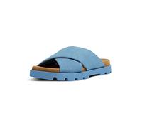 Camper Women's Brutus K201322 Flat Sandals, Blue 009, 9 UK