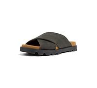 Camper Women's Brutus K201322 Flat Sandals, Grey 013, 8 UK