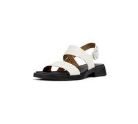 Camper Women's Dana K201486 2-Strap Sandal, White Natural 007, 5 UK