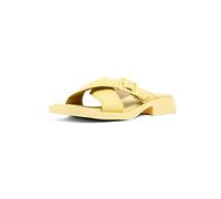 Camper Women's Dana K201490 Flat Sandal, Yellow, 7 UK
