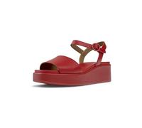 Camper Women's Fashion 2-Strap Sandal, Bright Red 041, 2 UK