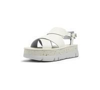 Camper Women's Oruga Up K201399 Sandal, White Natural 006, 6 UK