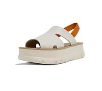 Camper Women's Fashion Wedge Sandal, White Natural 011, 8 UK