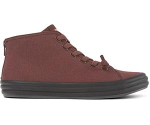 Camper Women's Hoops K400163 Chukka Boat, Burgundy 007, 2 UK