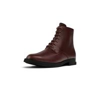Camper Women's Iman K400300 Lace Up Bootie, Burgundy 008, 7 UK