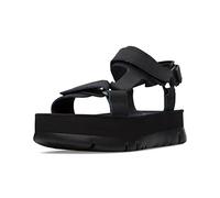 Camper Women's K201037 Oruga Up Wedge Sandal, Black,5 UK