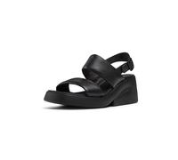 Camper Women's Kaah K201352 2-Strap Sandal, Black 010, 8 UK