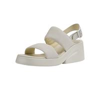 Camper Female Kaah K201352 2-Strap Sandal, White Natural 001, 8
