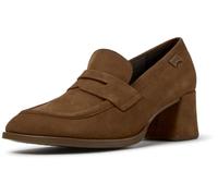 CAMPER Kora Nubuck Loafers with Strap and Medium Heel - Size: 36 - female