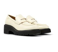 Camper Women's Milah K201425 Moccasin, White Natural 016, 4 UK