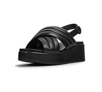 Camper Women's Misia K201351 Sandal, Black, 7 UK