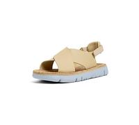 Camper Women's Oruga K200157 Flat Sandal, Beige, 5 UK