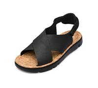 Camper Women's Oruga TWS Twins-k200157 Flat Sandals, Black 022, 8 UK