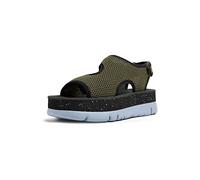 Camper Women's Oruga Up K201544 Sandal, Green 006, 4 UK