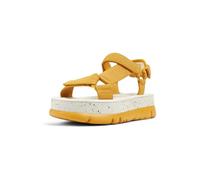 Camper Women's Oruga Up Peeptoe Sandals, Black, 8.5 UK