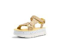 Camper Women's Oruga Up Peeptoe Sandals, Black, 8.5 UK | Casual sandals