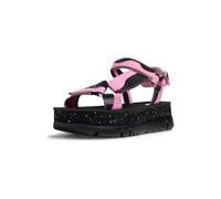 Camper Women's Oruga Up Peeptoe Sandals, Black, 8.5 UK | Casual sandals