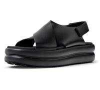 Camper unisex for kids. K201727-001 Flota Up leather sandals black (37), 3 to 5 cm, Velcro, Casual, children's fashion