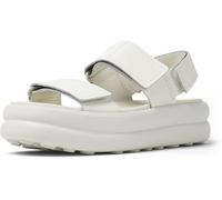 Camper Women's Pelotas Flota Up K201728 2-Strap Sandal, White Natural 001, 4 UK
