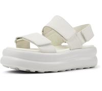 Camper Women's Pelotas Flota Up K201932 2-Strap Sandal, White Natural 001, 4 UK