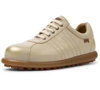 CAMPER Pelotas Calfskin Leather Trainers with Serrated Rubber Sole - Size: 36 - female