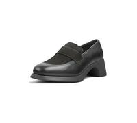 Camper Women's Pelotas XLF K201075 Moccasin, Black 004 TWS, 6 UK