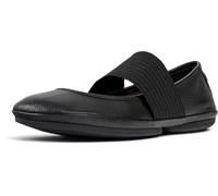 Camper for woman. 21595-242 Right Nina black leather ballerinas (38), Flat, 1 to 3 cm, Casual