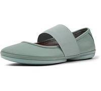 Camper Women's Right Nina Closed Ballet Flats, Medium Green 259, 5 UK