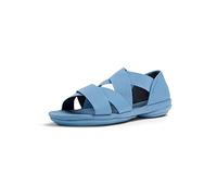 Camper Women's Right Nina-k201367 X-Strap Sandal, Blue 005, 5 UK