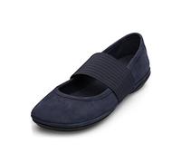 Camper Women's Right Nina Mary Jane Flat, Blue 168, 3 UK