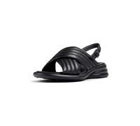 Camper Women's Spiro K201494 X-Strap Sandal, Black 009, 4 UK