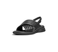 Camper Women's Spiro K201494 X-Strap Sandal, black, 4 UK