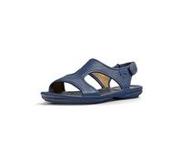 Camper Women's T-Strap Sandal Flat, Dark Blue 004, 8 UK